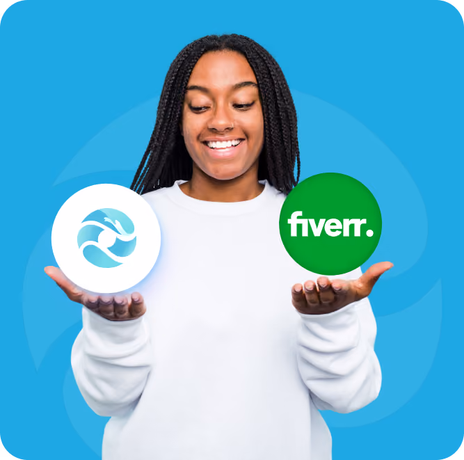 Hire Overseas compared with Fiverr